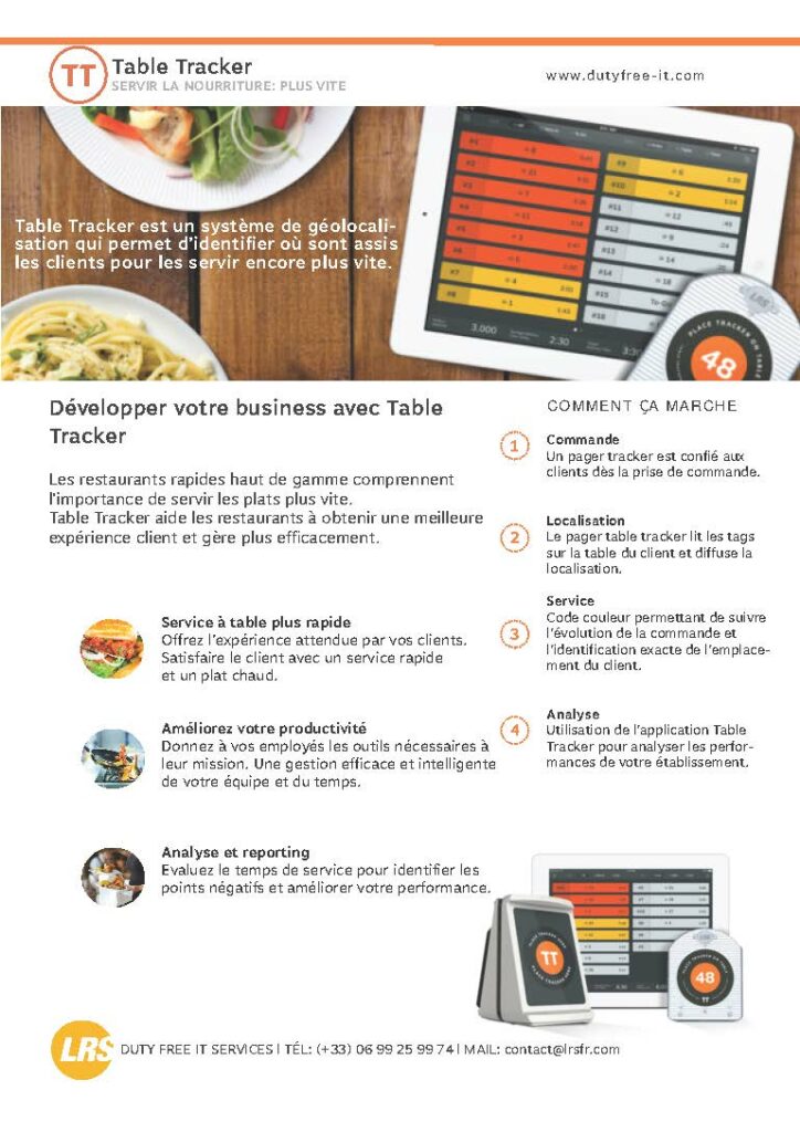 Géolocaliser avec Table Tracker