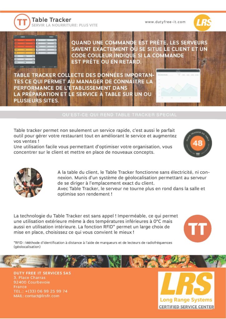 Géolocaliser avec Table Tracker